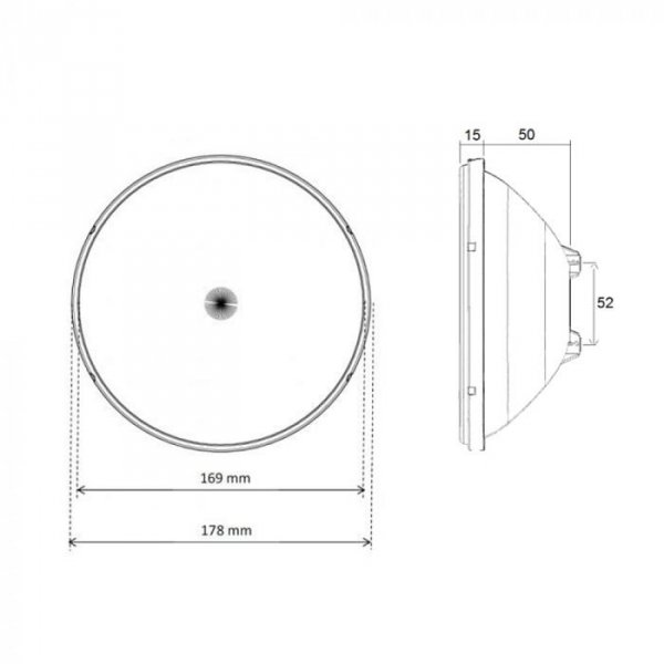 Żarówka PAR 56 LED WHITE 13,5 W Seamaid 502815