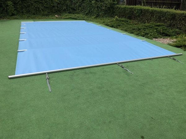 Przykrycie bezpieczne - model standard - prostokątny - do basenu 8x4 m