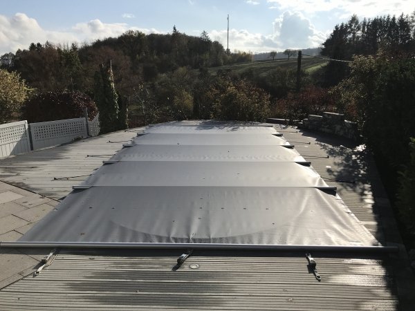 Przykrycie bezpieczne - model standard - prostokątny - do basenu 8x4 m