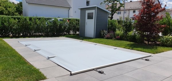 Przykrycie bezpieczne - model standard - prostokątny - do basenu 6x3m