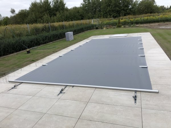 Przykrycie bezpieczne - model standard - prostokątny - do basenu 7x3,5m