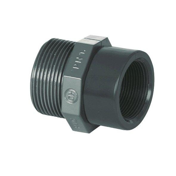 Złączka PCV - Redukcja 1/2&quot; zew. x 3/4&quot; wew.