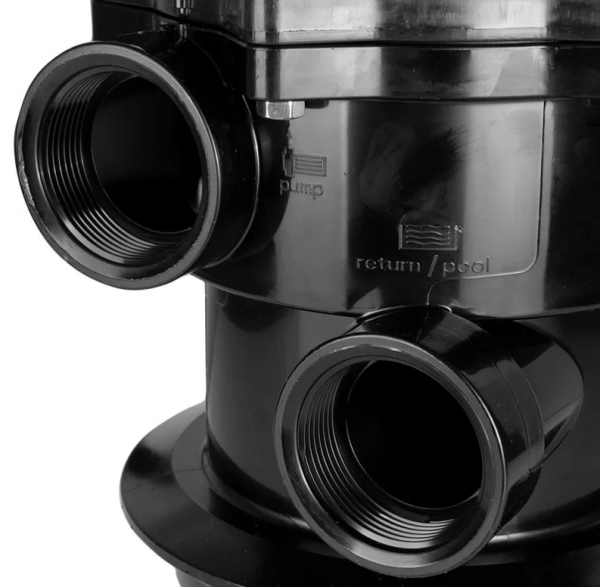 Zawór 6-drożny górny  Praher 130810 V6 ND TM12 SF-FLange 1 1/2" ABS z gwintem 1 1/2" BSP / d50mm MOP 3,5 bar
