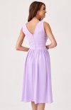 Szyfonowa sukienka midi lila 399 tył