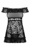 Obsessive Flores koszulka babydoll i stringi-1