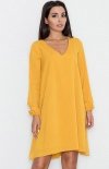 Figl M566 sukienka żółta