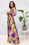 Kolorowa długa sukienka hiszpanka 0362/L55-1