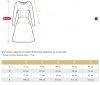 Długa  brokatowa sukienka Paris turkusowa tabela