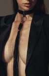 Bijoux Indiscrets MAZE Tassel Choker black