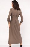 Lanti SUK157 sukienka khaki tył