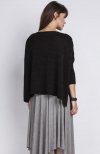 MKM SWE040 sweter czarny tył