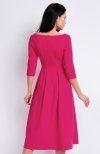Awama A159 sukienka różowa tył