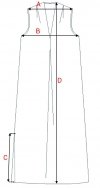 Bewear B283/2 sukienka maxi we wzór 