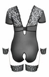 Cottelli koronkowe body z kajdankami plus size-3