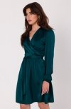 Makover sukienka rozkloszowana zielona K175 
