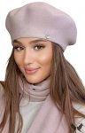 Kamea Afrah beret damski różowy