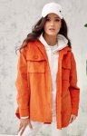 Oversizowa kurtka damska orange