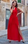 Roco 0213 sukienka czerwona