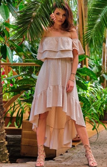 *Awama hiszpańska spódnica z falbaną A422 