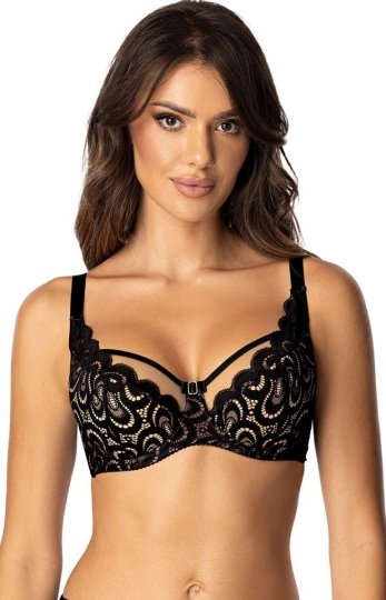 Saraja biustonosz półusztywniany semi-soft czarny