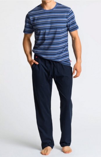 Atlantic NMP-345 jasnoniebieska piżama męska