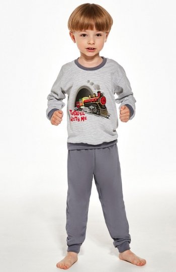 Cornette Kids Boy 478/145 Train piżama chłopięca 