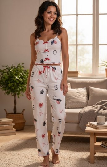 *Dwuczęściowa piżama damska Amorette