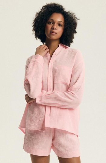 Henderson Ladies 44493 Eleni Muślin rozpinana piżama damska 