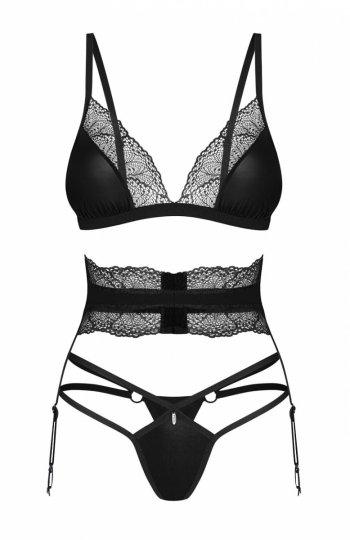 Obsessive Lobellis 3-Pcs Set komplet damski 