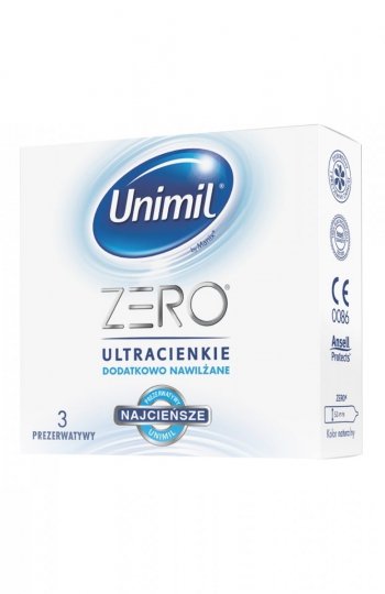 Unimil zero 3 szt. prezerwatywy
