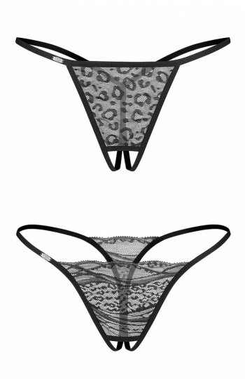 Obsessive Bianca crotchless Thong A'2 stringi damskie 