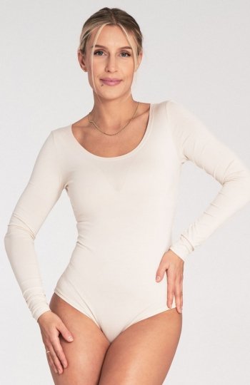 Figl M1038 beżowe body damskie 