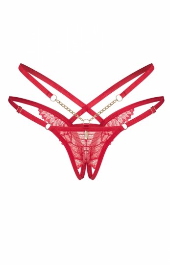 Obsessive Matildea Crotchless Thong stringi damskie 