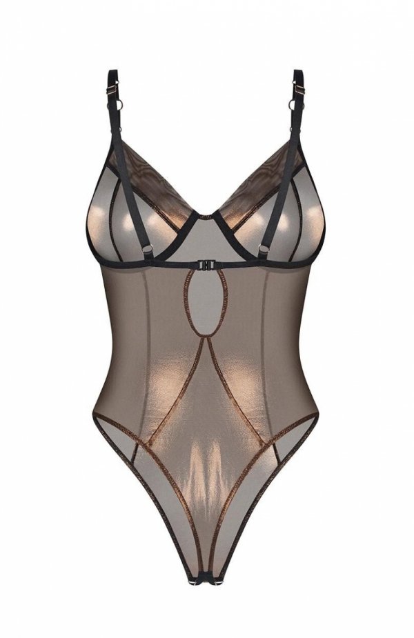 Obsessive Soranna Crotchless Teddy body damskie tył