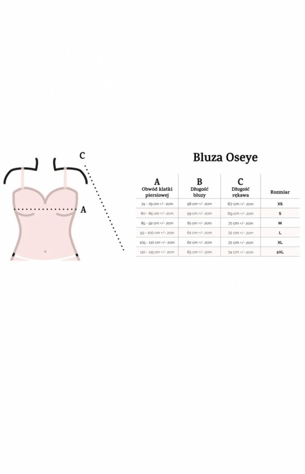 Dkaren Oseye bluza damska czarna