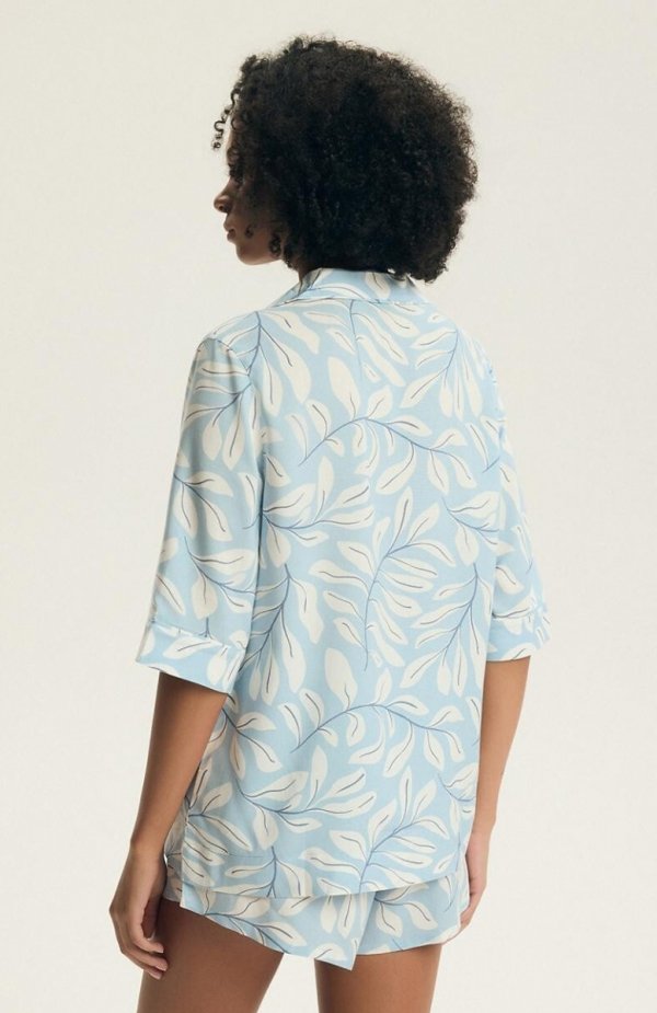 Henderson Ladies 44482 Estes rozpinana piżama damska tył