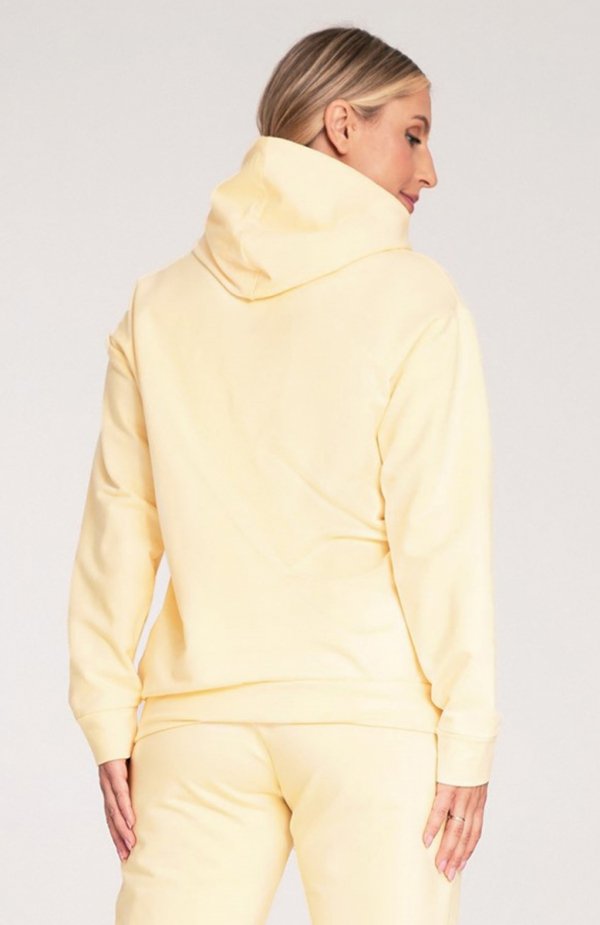 Figl M1034 żółta bluza damska tył