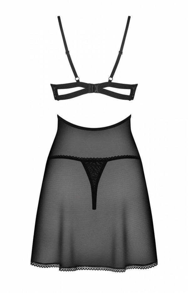 Obsessive Nutris koszulka babydoll i stringi-2
