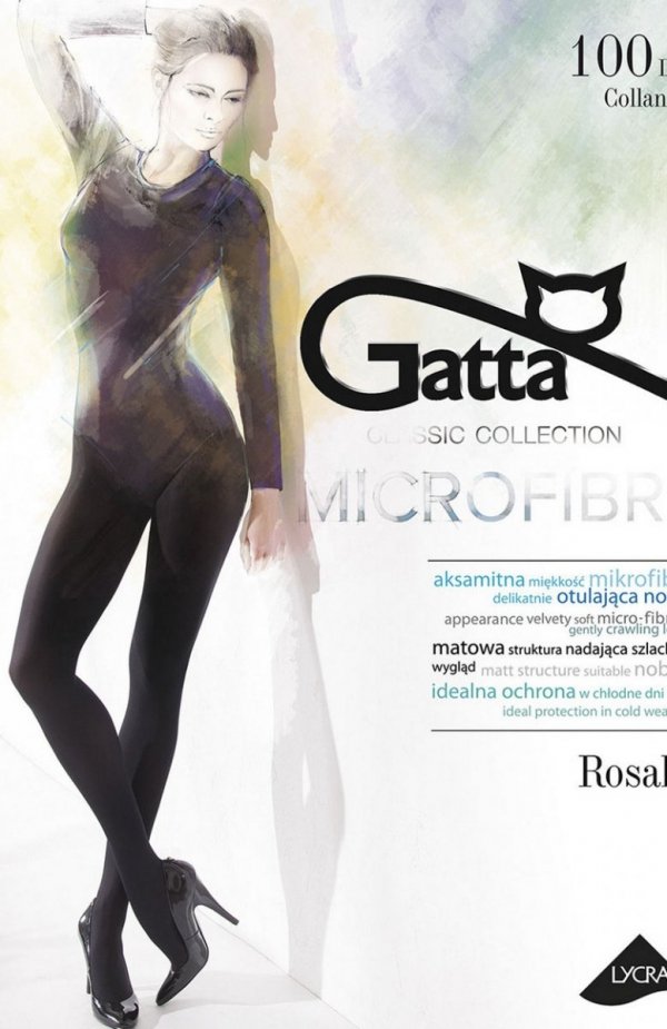 Gatta Rosalia 100 den 5-XL rajstopy 