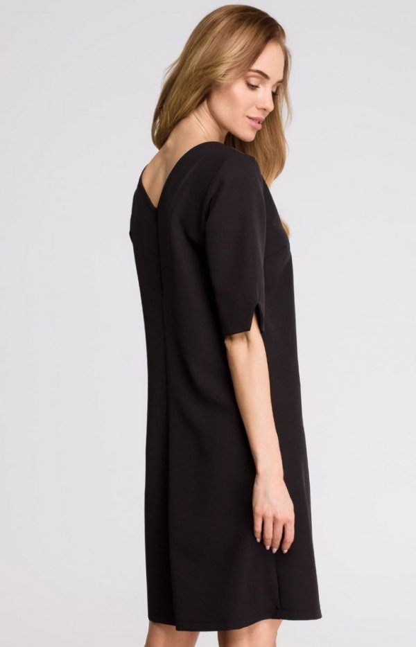 Style S113 sukienka czarna tył