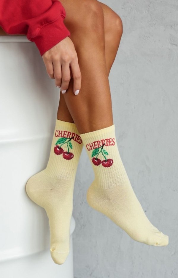 Milena 0200-163 Cherries skarpety damskie