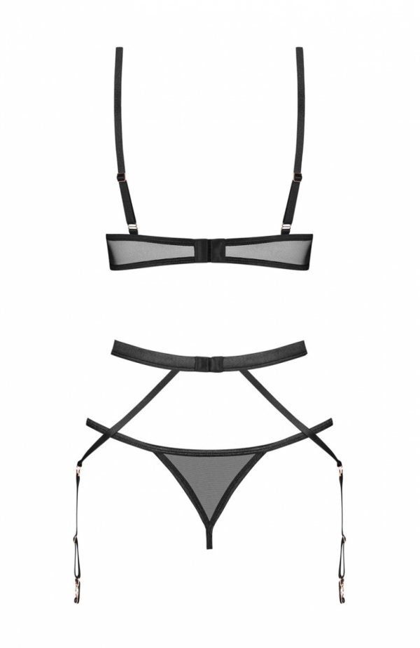 Obsessive Euridia 3-częściowy Set komplet damski tył