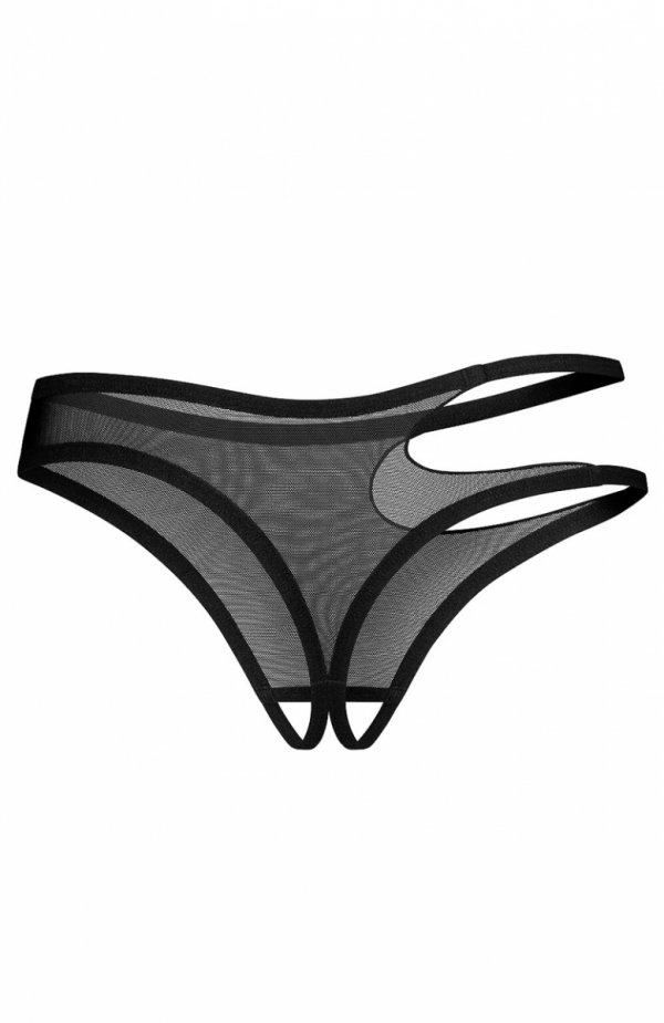 Obsessive Saturis Crotchless Thong stringi damskie tył