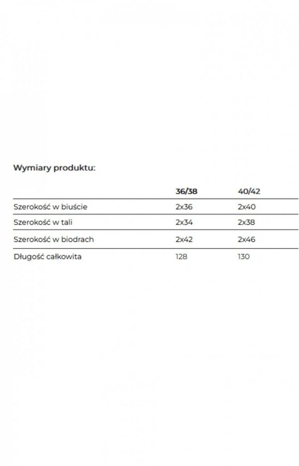 Makadamia M764/W37 wzorzysta sukienka maxi z golfem tabela