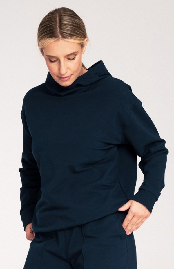 Figl M1034 granatowa bluza damska 