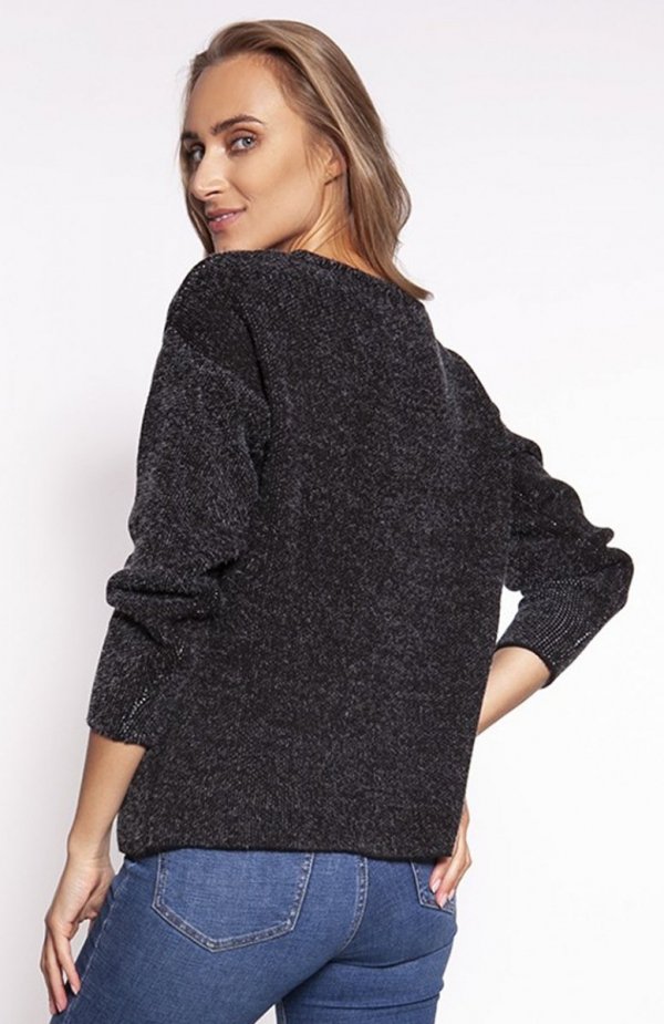 MKM SWE265 swetrowa bluza damska tył