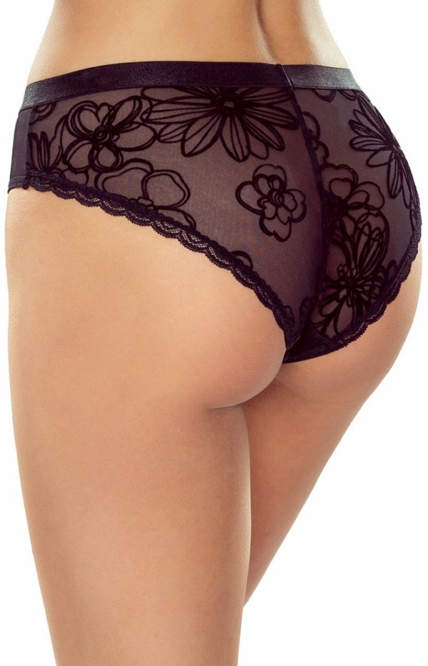Czarne figi damskie Camila 5026 tył