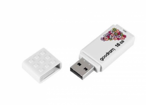Pendrive (Pamięć USB) GOODRAM (16 GB USB 2.0 Biały z wzorem )
