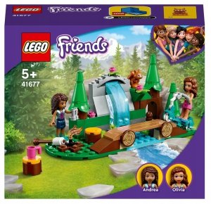 LEGO Friends 41677 Leśny Wodospad Kładka Hulajnoga 93 klocki 5+