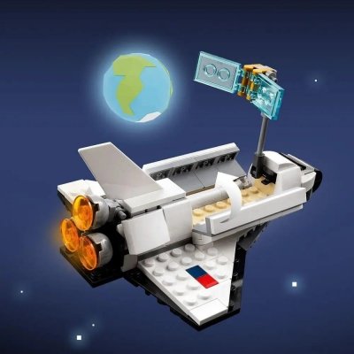 LEGO Creator 31134 Prom Kosmiczny 3w1 Wachadłowiec Kosmonauta 144 klocki 6+